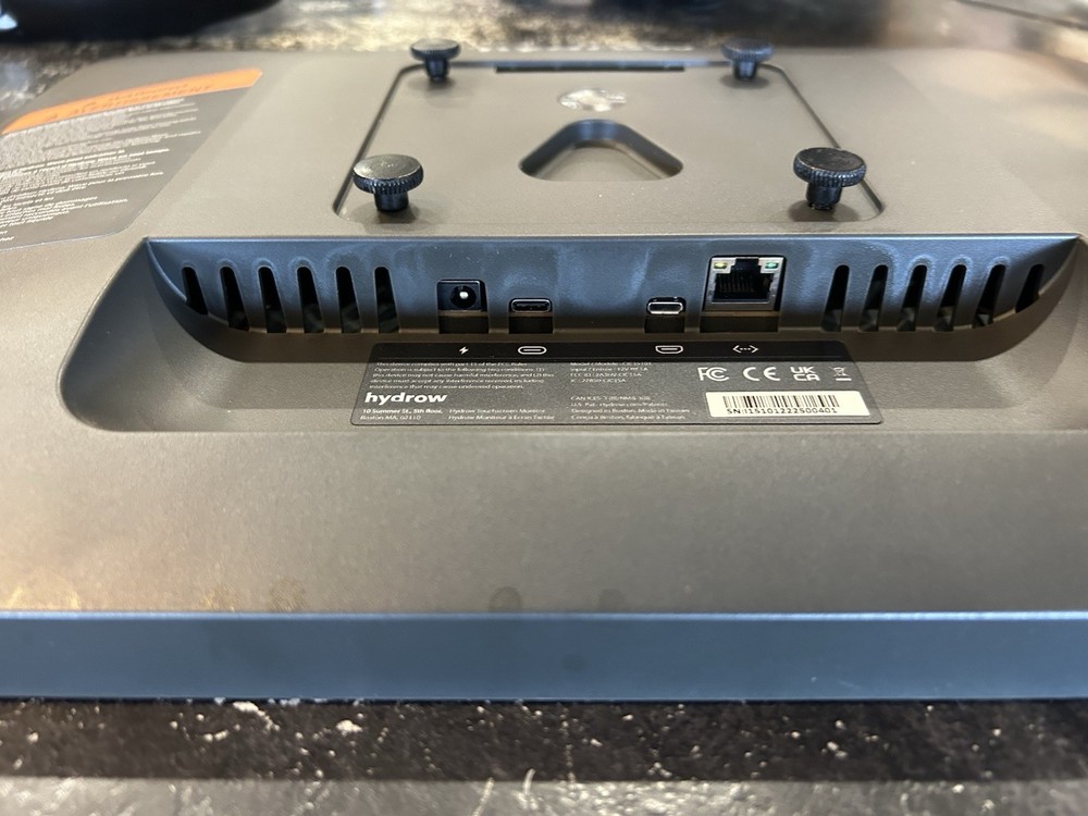 hydrow rowing machine monitor - used