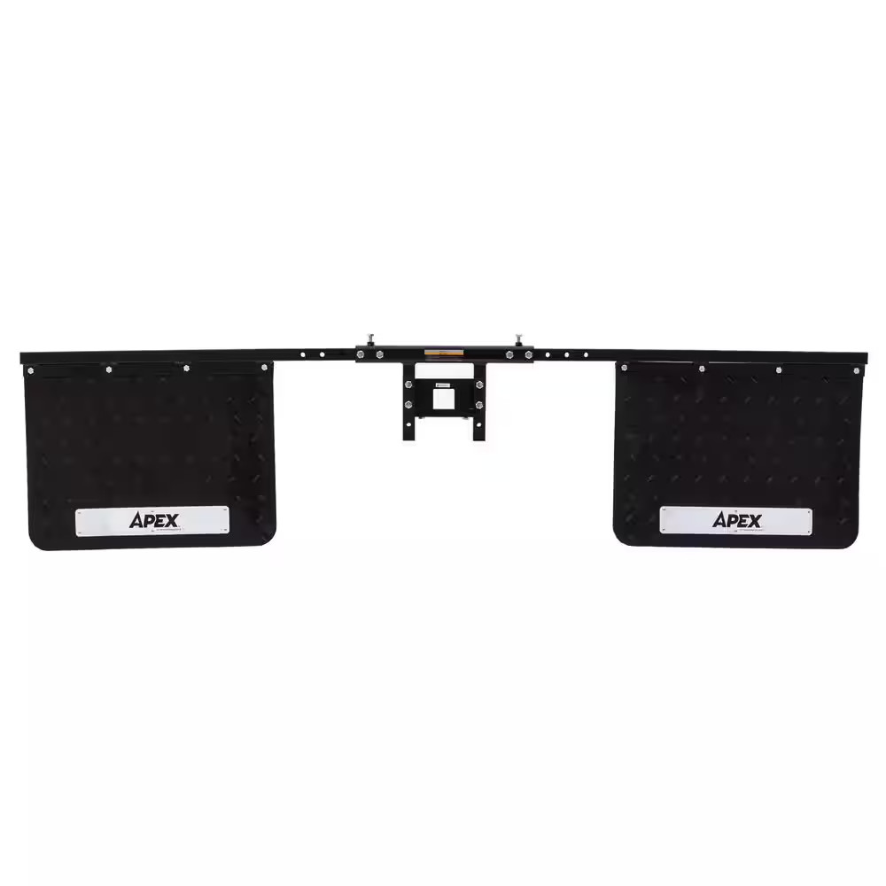 Adjustable Hitch-Mounted Mud Flap