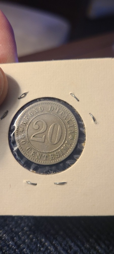 1894 Italy 20 centesimi