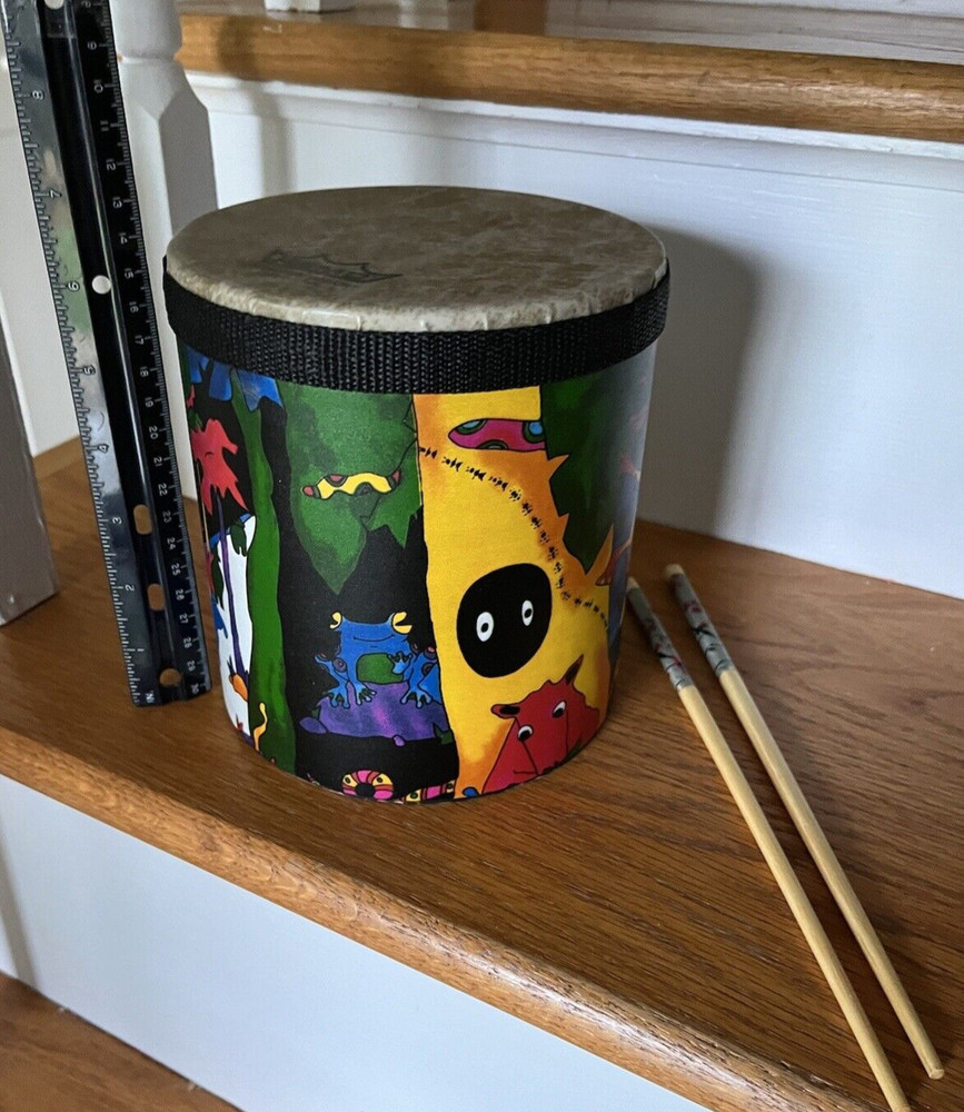 REMO Kids Percussion Tom Tom Rainforest Drum 6"