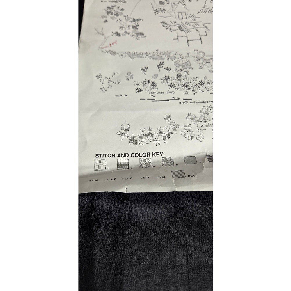 Dimensions Vintage Partial Crewel Embroidery Kit