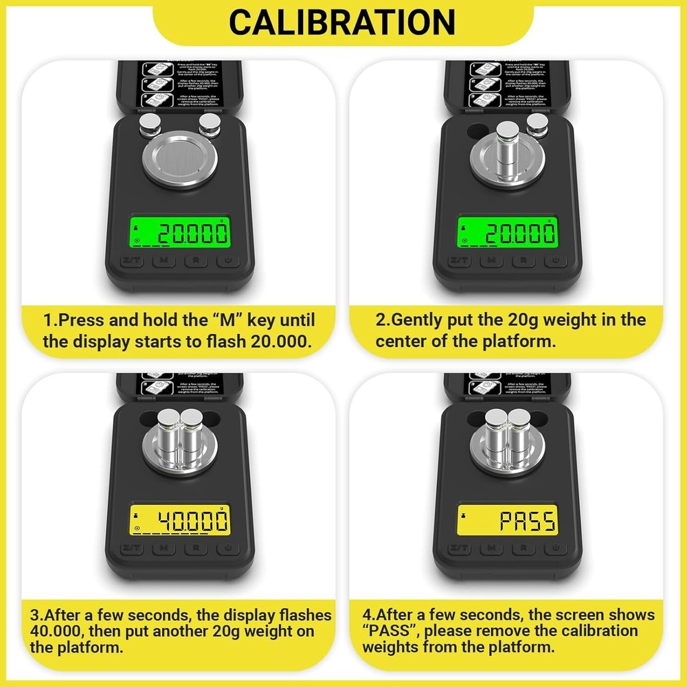 Accurate Handheld Reloading Scale with Cycle Mode & Lightweight Design - 0.4 lbs