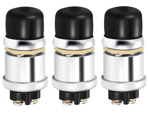 Engine Start Push Button Switch 12V 50A Waterproof Heavy Duty Momentary Push