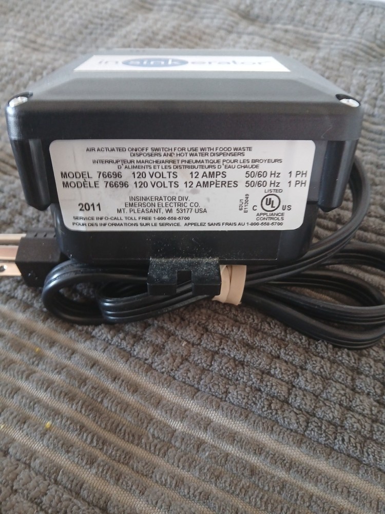 InSinkErator 76696A Sink Top Switch Electrical Part Only