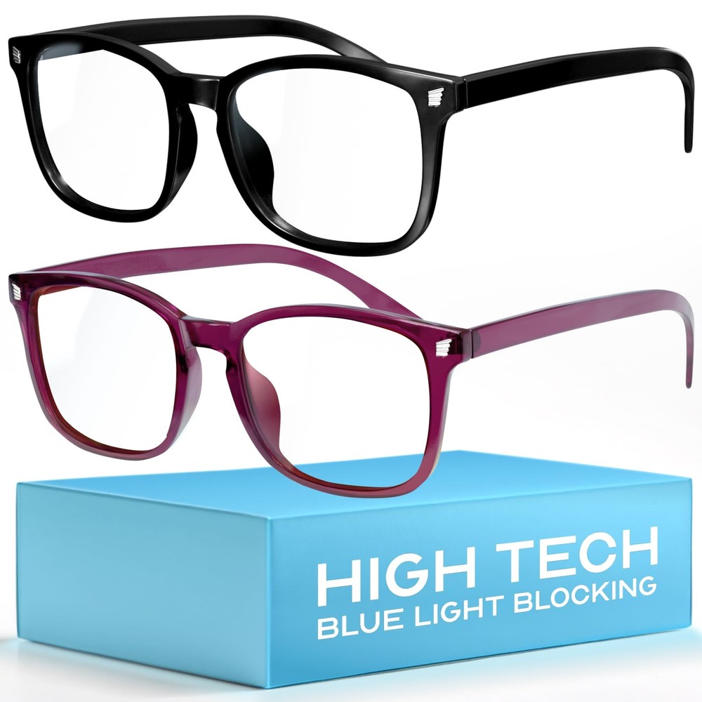 Livho High Tech Blue Light Blocking Computer Glasses - Protect Eyes & Reduce Str