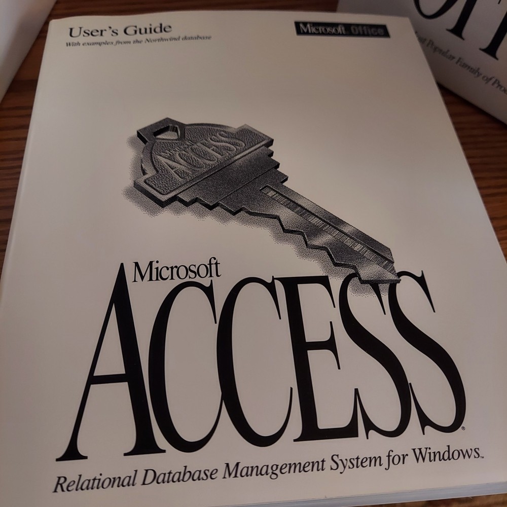 Microsoft Office For MS-DOS Users Guide Bundle Without Software