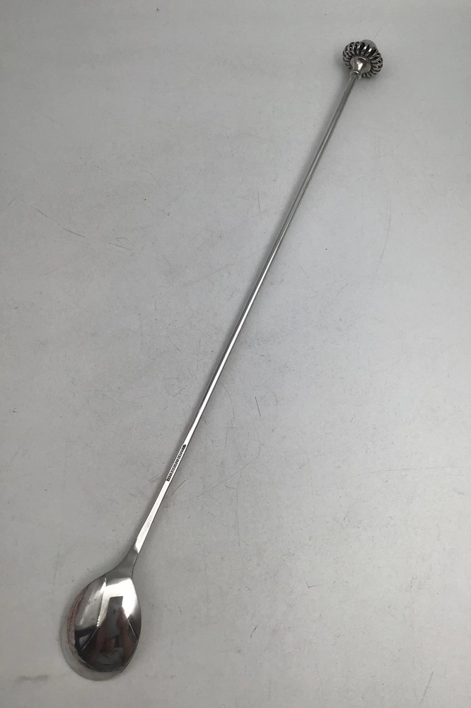 Cohr Sterling Silver Ornamental Drinks / Mixing Spoon