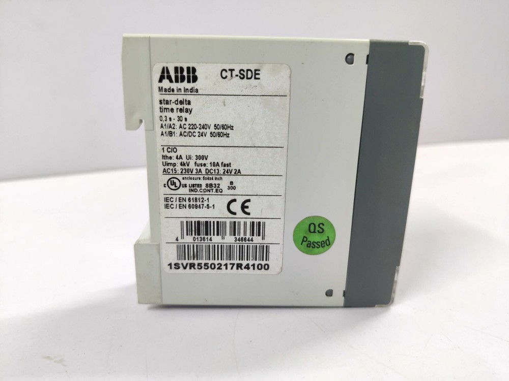 ABB CT-SDE Star Delta Time Relay