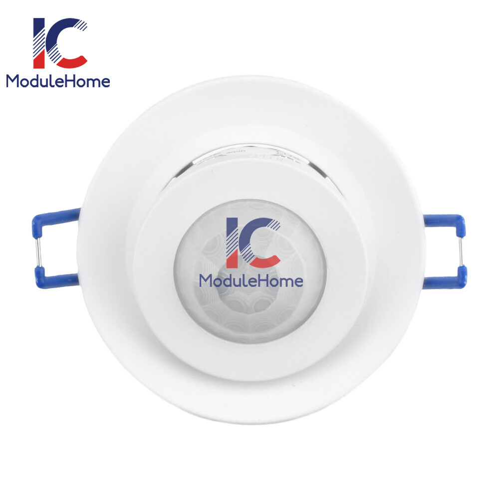 AC220-240V PIR Motion Sensor Detection Embedded Rotary 360° Motion Sensor-