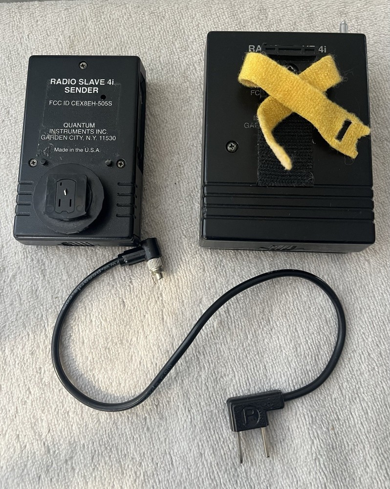 Quantum Radio Slave 4i Set Transmitter & Receiver - Frequency 'C' Tested. Works.