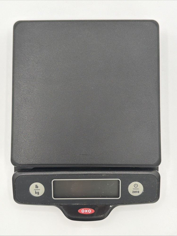 OXO Good Grips 5lb Digital Food Scale, Black, Pull-Out Display