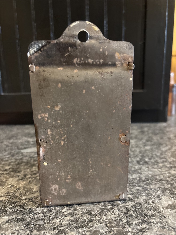 Metal Tin Match Holder