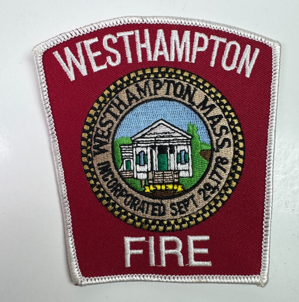 Westhampton Fire Massachusetts MA Patch C7