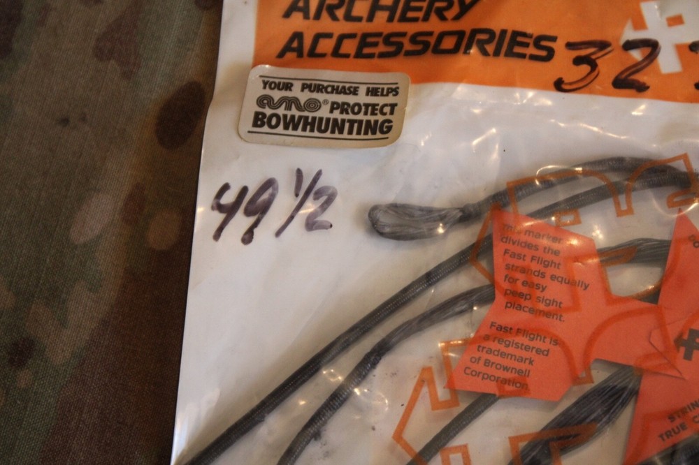 PSE Archery Replacement String 49.5" - Fast Flight - Lg Loop Part# 3237 - 49 1/2
