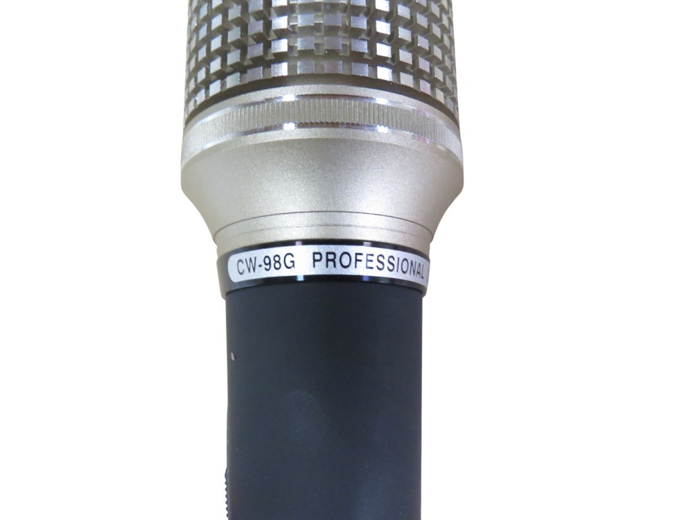 CompuWiz Professional Dynamic Microphone CW-98G Black Silver NEW