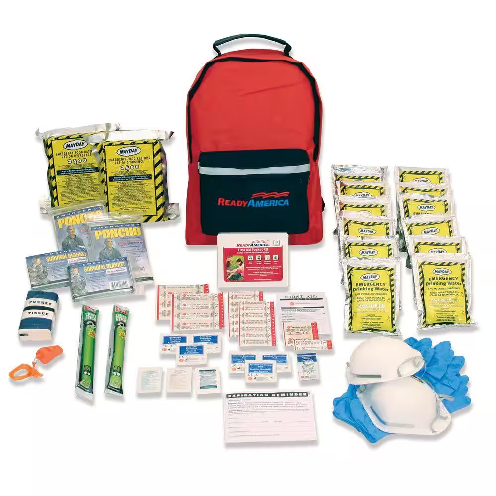 2-Person 3-Day Emergency Kit with Backpack