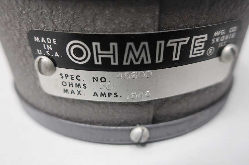 Ohmite 45600 50ohm Potentiometer