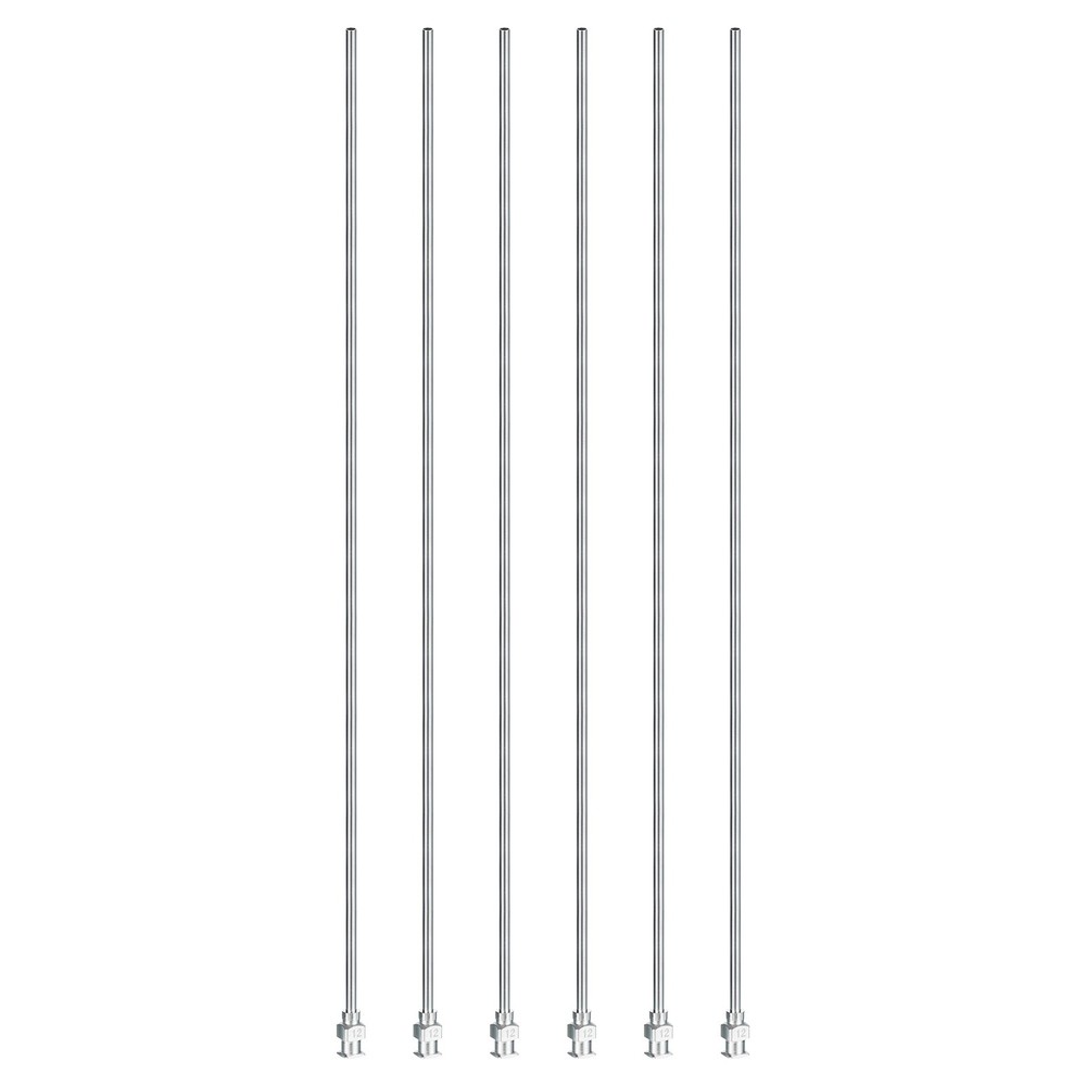 6 Pcs 12G 10 Inch Blunt Tip Dispensing Needle for Refilling Liquid Inks