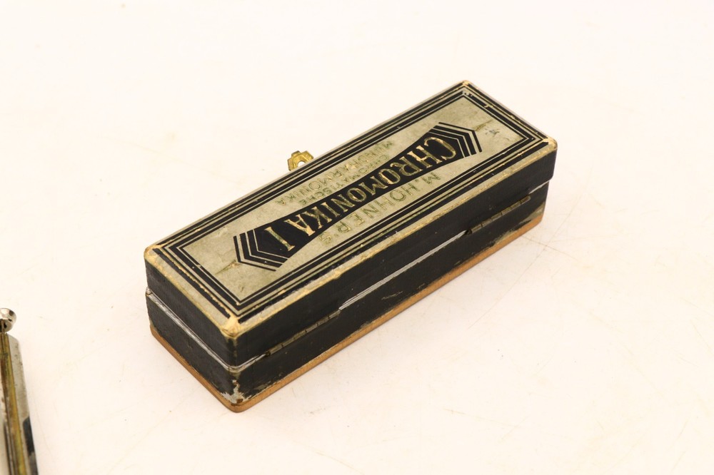 Vintage M. Hohner “Chromonika I” Harmonica With Authentic Box
