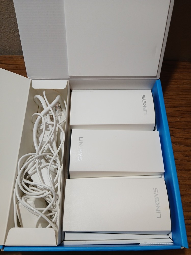 Linksys AC1300 3-pack Set VELOP Dual-Band WiFi 5 System Booster White