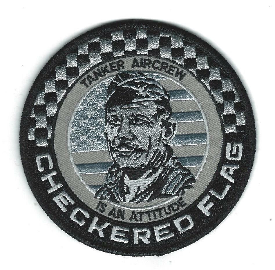 924th AIR REFUELING SQUADRON "CHECKERED FLAG" ROBIN OLDS  !!THEIR LATEST!! patch