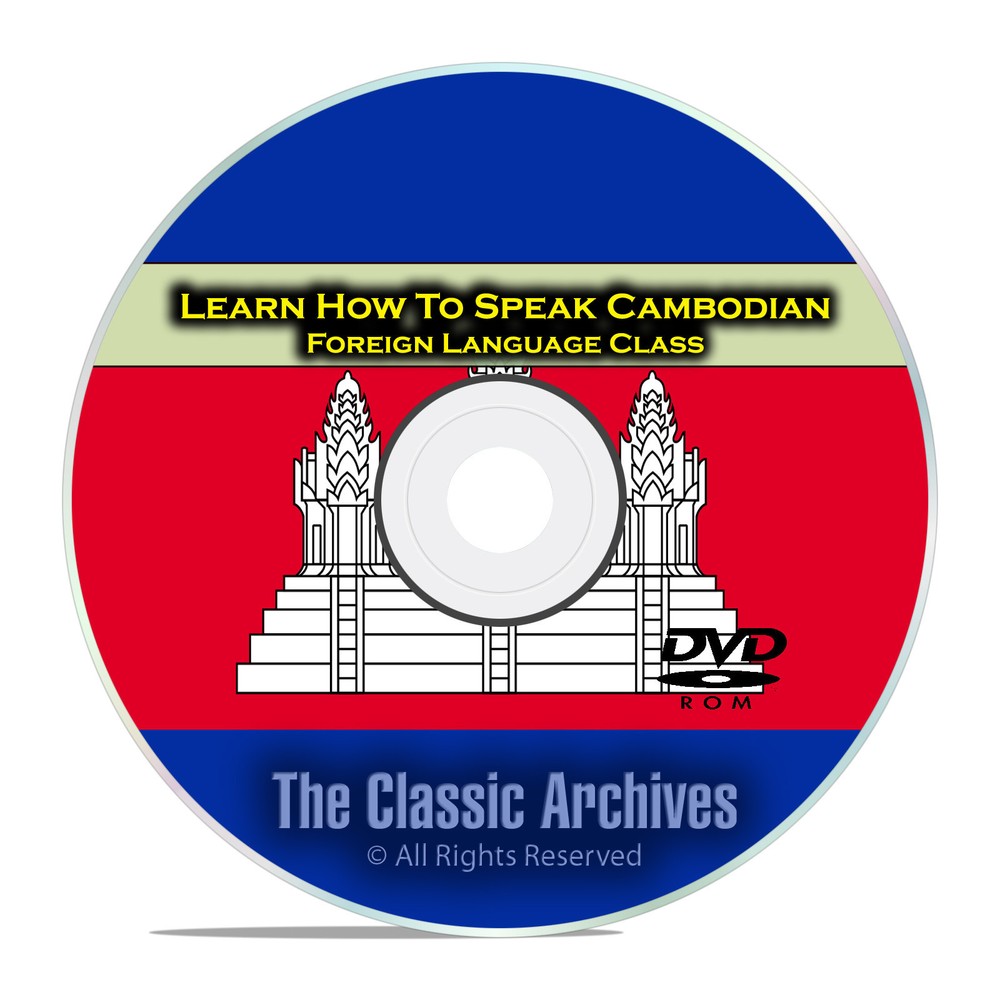 Learn How To Speak Cambodian, Fast Foreign Language Training Course, DVD D87
