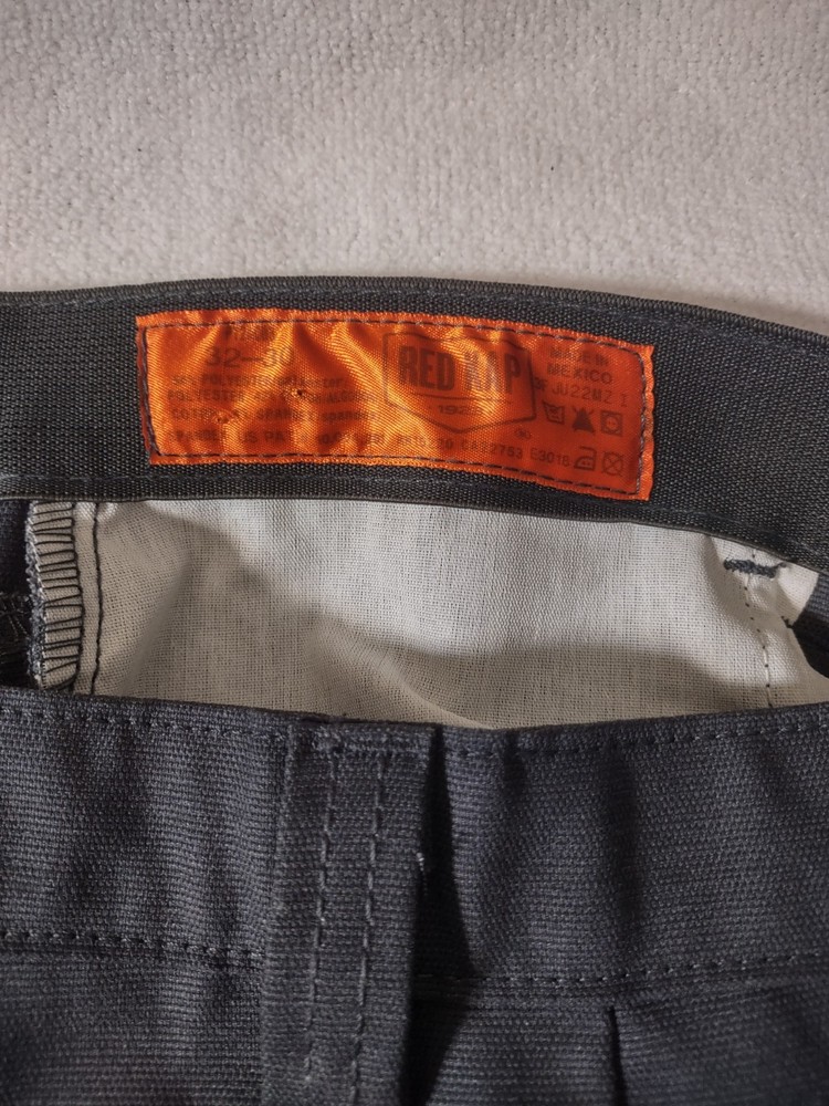 Red Kap Gray Work Pants PT2ACH3 32x30 Polyester Cotton Construction Men
