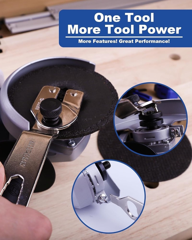 4-in-1 Angle Grinder Wrench | Multi-Function Pin Spanner | 9/16"-2 1/16"