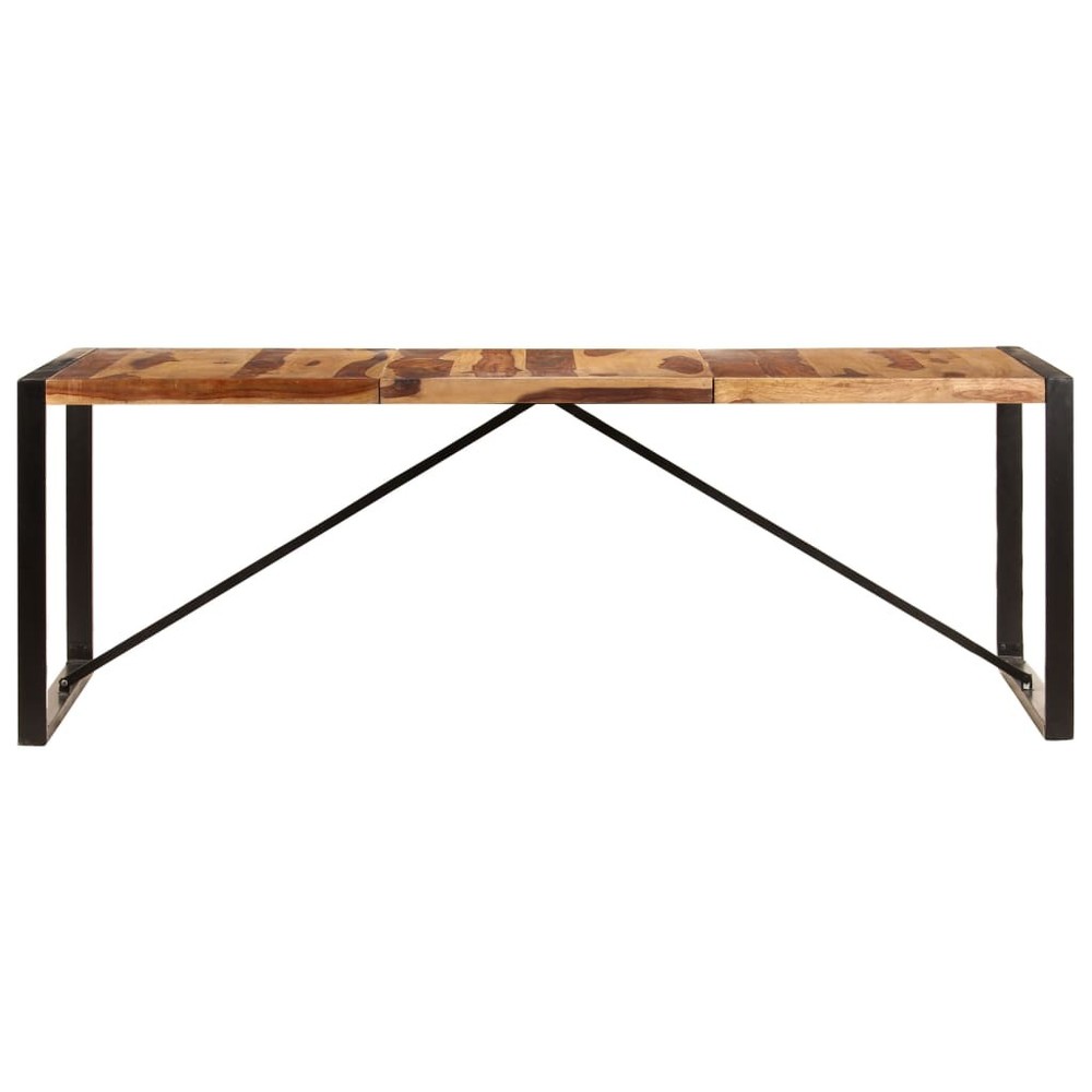 Dining Table Kitchen Table Dining Room Dinner Table Solid Acacia Wood vidaXL