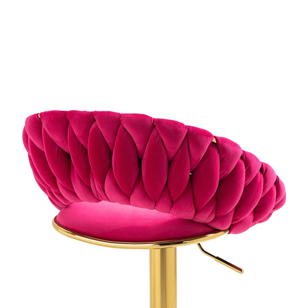 SET2PC COOLMORE Swivel Bar Stools: Adjustable, Footrest, Kitchen & Dining