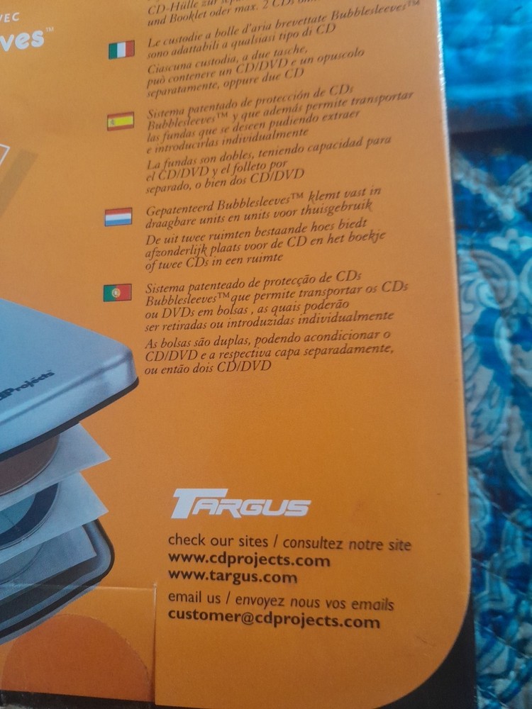 CDProjects CD Steel Case 24 Cds By Targus New Silver