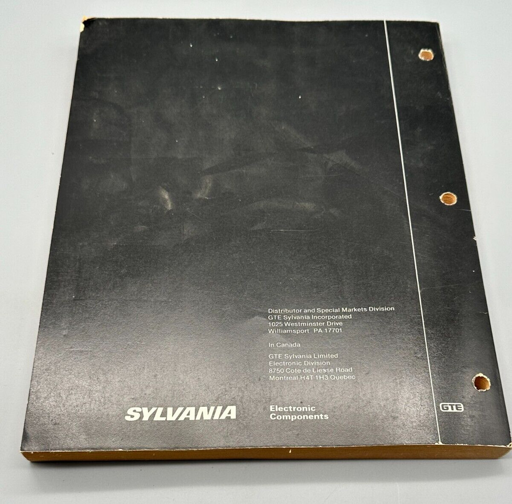 Sylvania ECG Semiconductors Master Replacement Guide 1979 TPB!