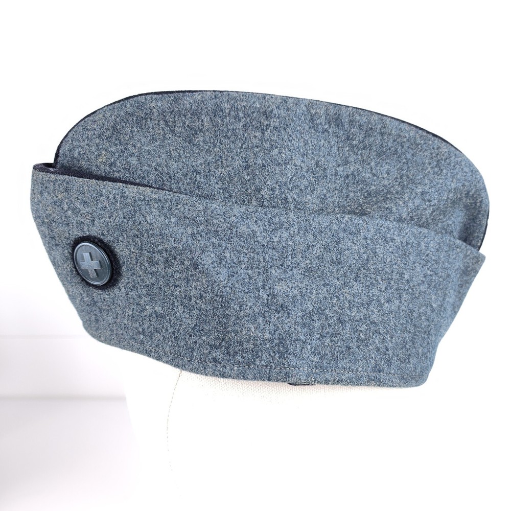 Vintage Swiss Army Multi Function Wool Military Cap - Signed
