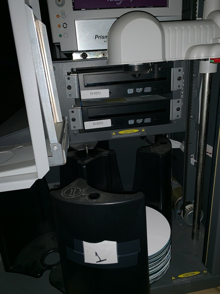 Fully Automatic, CD & DVD Printer/Copier, Rimage Protege II, Perfect Image Prism