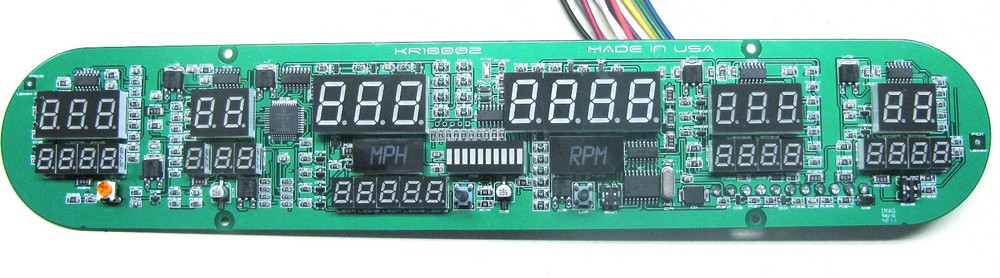 WHITE INTELLITRONIX Digital 6 gauge LED panel!!!