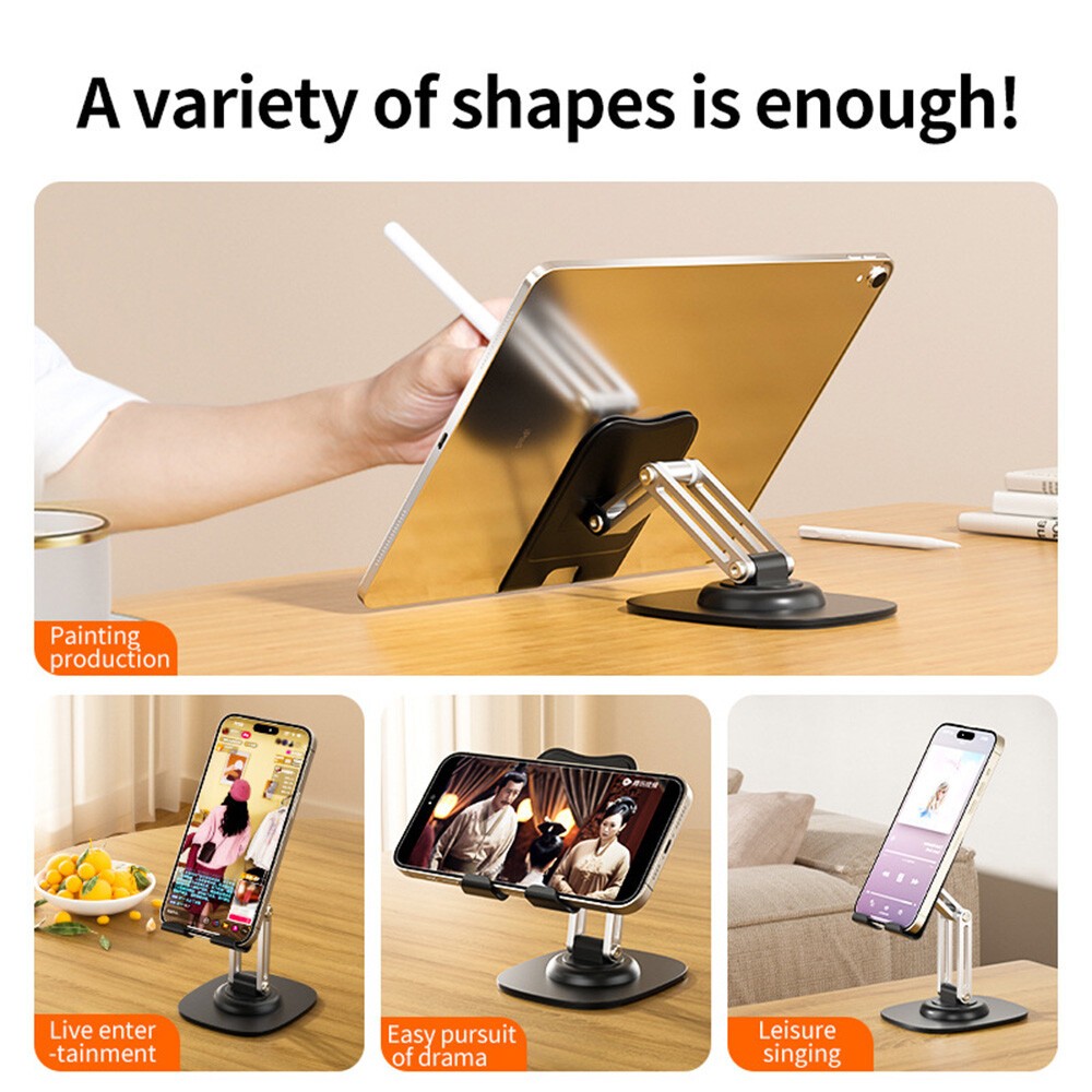 Foldable Tablet Stand Adjustable Universal Phone Holder Desk Mount for iPhone