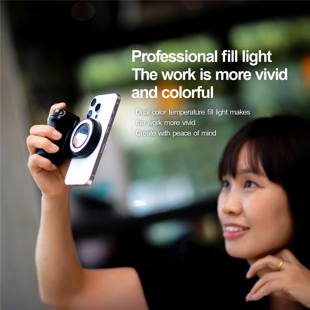 Smartphone Camera Shutter Grip Bluetooth Selfie Handle Photo Stabilizer Remote N