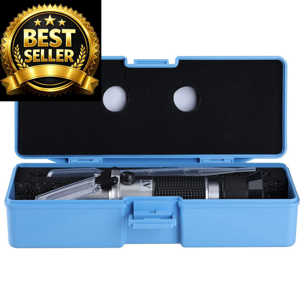 Antifreeze Refractometer 4-in-1 Coolant Tester for Checking...