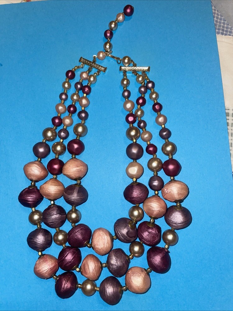 Homemade Necklace With Round Beads