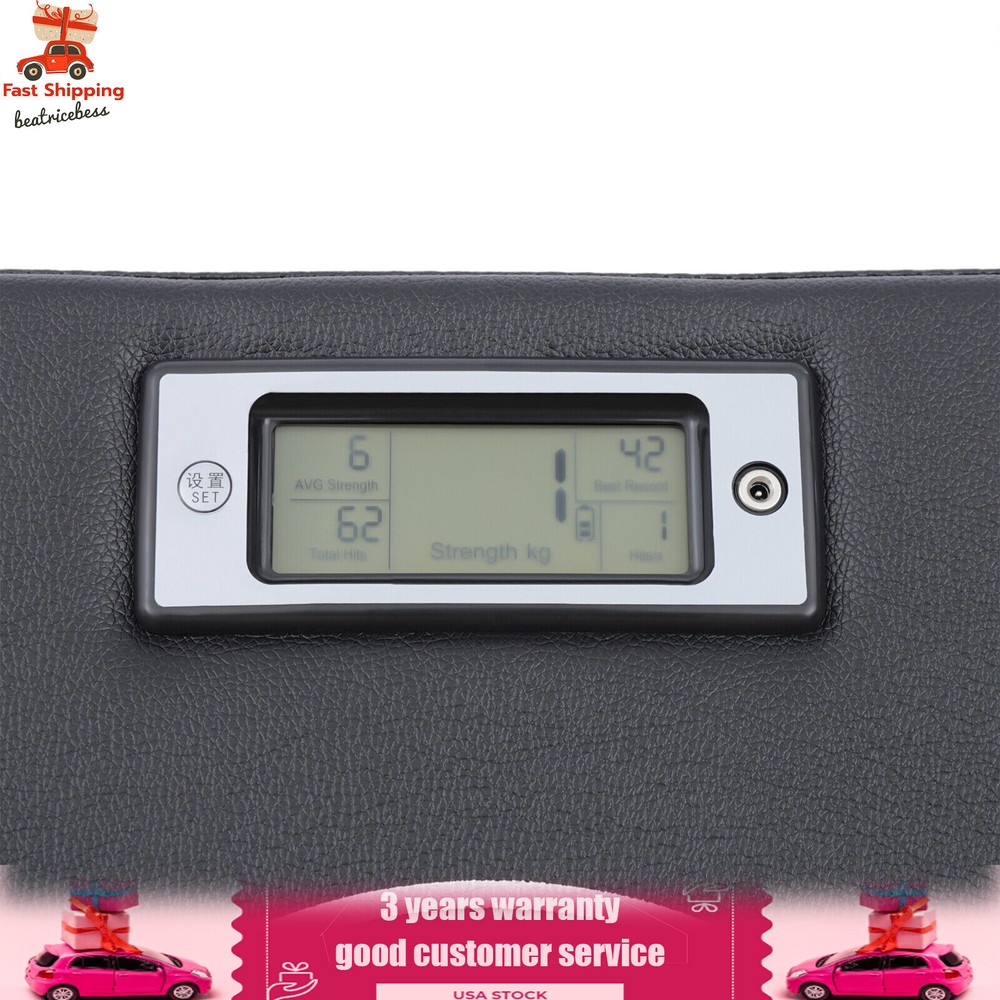 Wall-Mount Boxing Mat Punch Strength Testing Machine 4*Sensors 2-Mode Gift