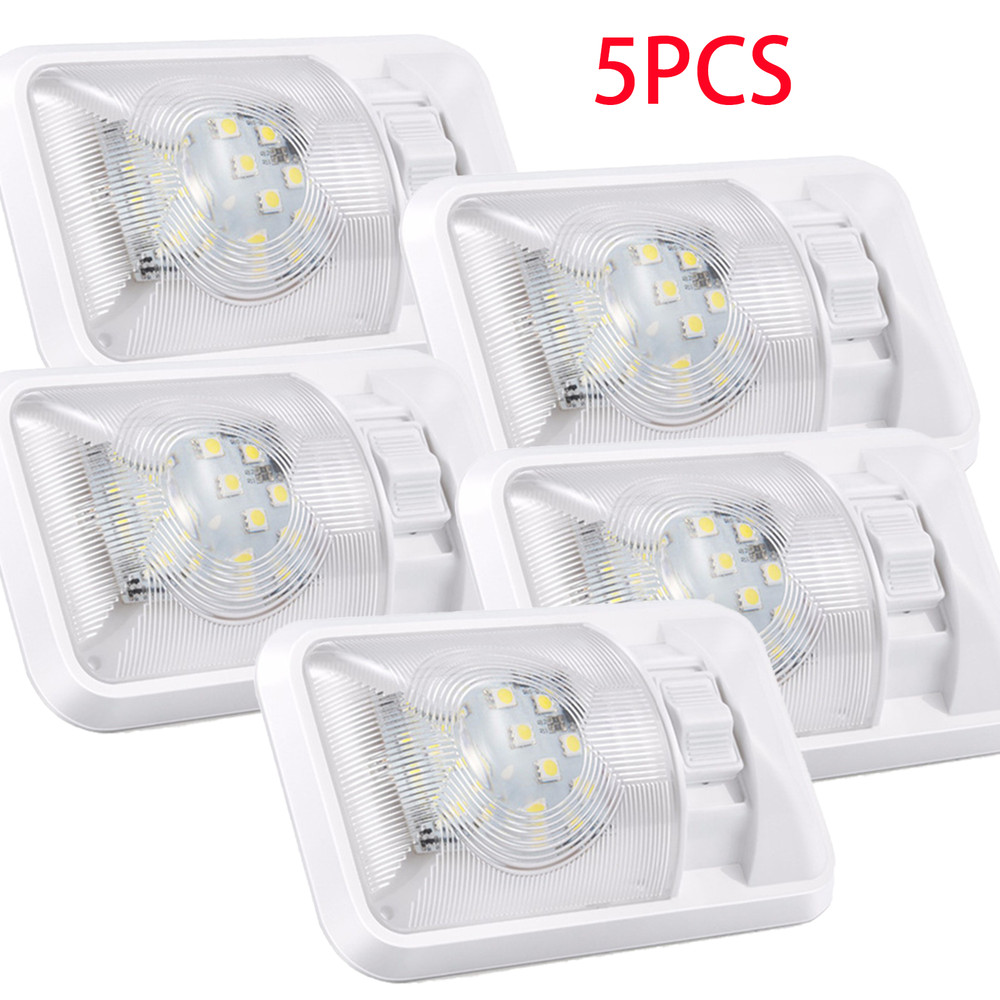 5Pack 12V Led RV Ceiling Dome Light RV Interior Lighting for Trailer Camper