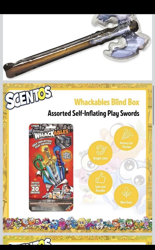 Whackables Self inflating Toy Weapons