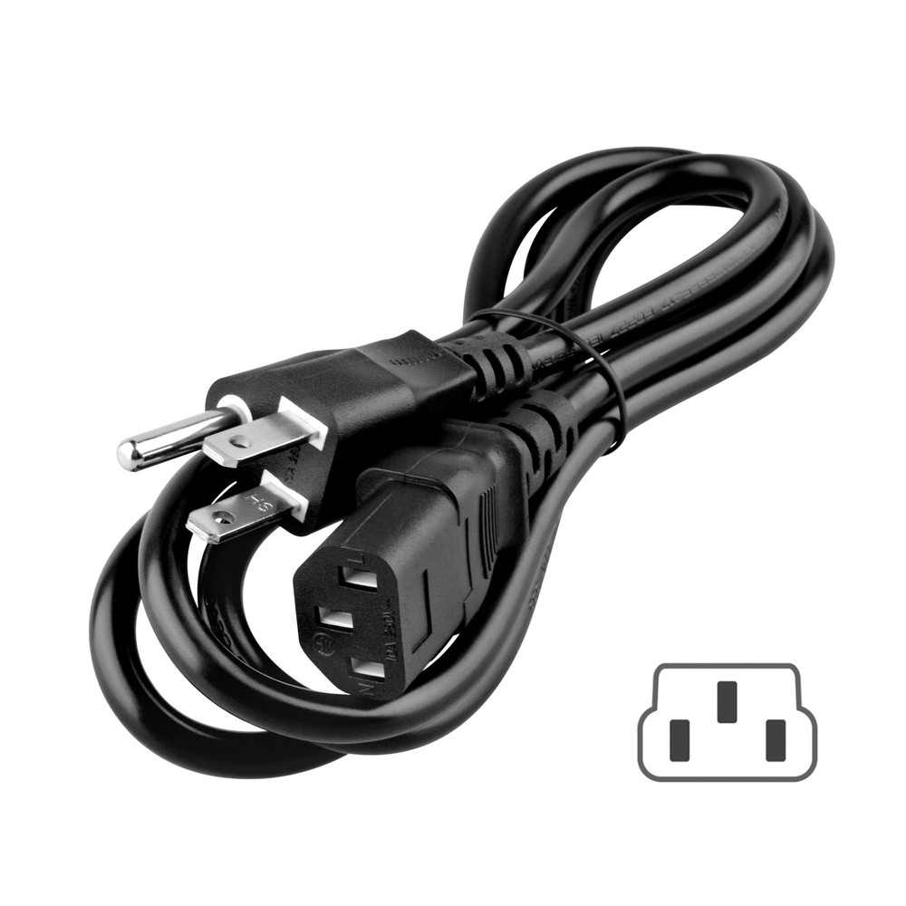 5ft AC Power Cord Cable For Vizio E421VO E422VA E422VLE E470VA E470VL 3-prong