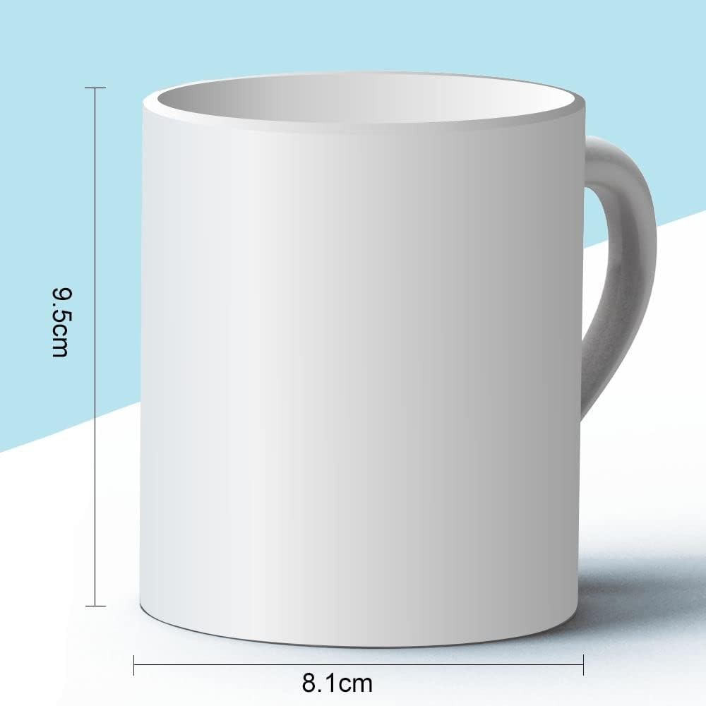 11oz White Blank Sublimation Cups - Bulk 36 Ceramic Mugs for Personalization