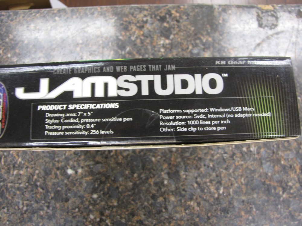 NEW Jam Studio KG-TAB1 Drawing Digital Tablet -Website Design Create Publish MM5