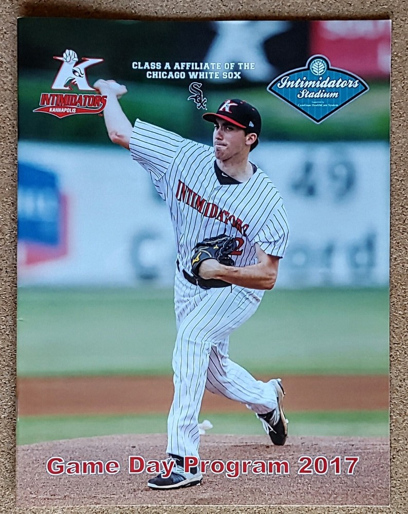 2017 Kannapolis Intimidators Program Yearbook/Scorecard & Team Photo ~ MiL