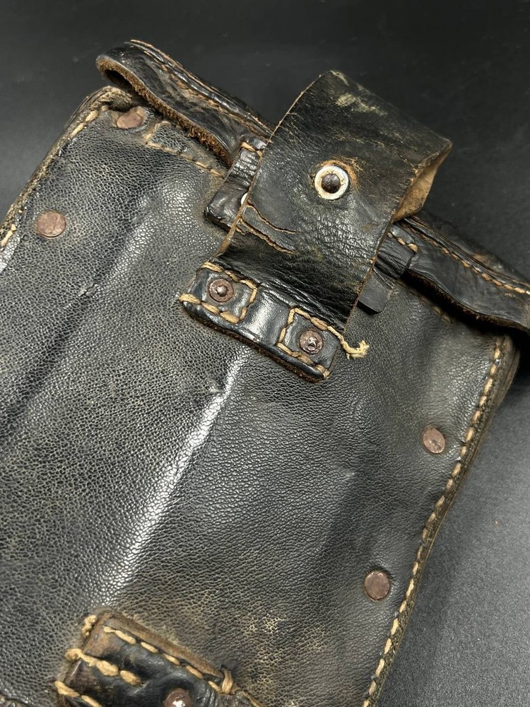 German Folding Entrenching Tool in Carrier.