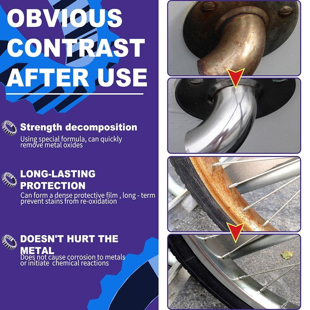 Multipurpose Car Rust Removal Spray Rust Remover Rust Inhibitor Derusting Spray