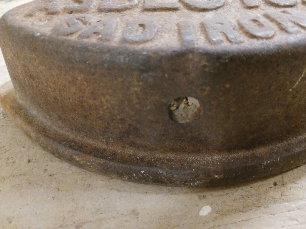 Asbestos Sad Iron Cast Iron Antique Clothes Iron