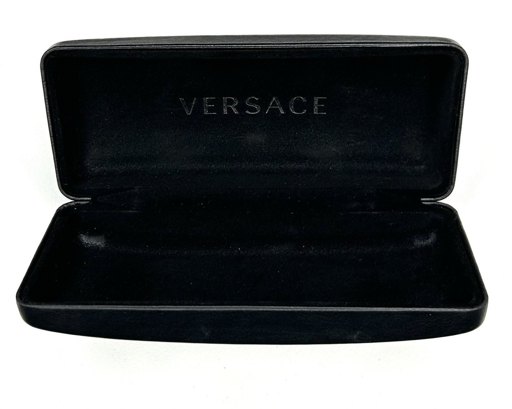 Versace Authentic Hard Eyeglasses Case only in Black